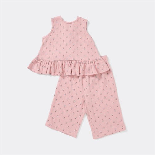 Dymples Baby Sunflower Print Crinkle Set - Pink - Size 00