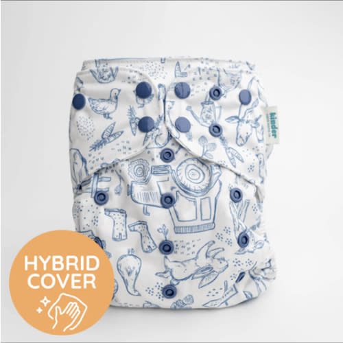 NEW Essentials Hybrid Wipeable Diaper Cover in Prints