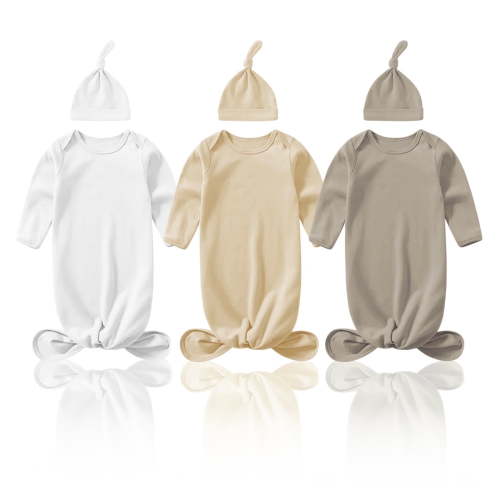 3 Sets Of Newborn Swaddle Blankets And Hats For 0-6 Months Boys And Girls Newborn Gift Newborn Essentials Infant Boy Girl Baby Blankets And Wraps