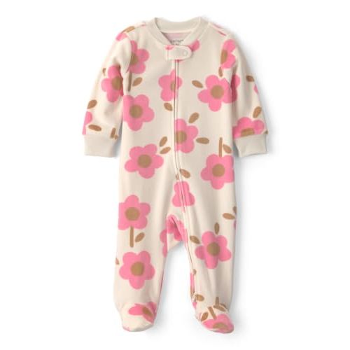 Carter's Baby Girls' Fleece Sleep and Play