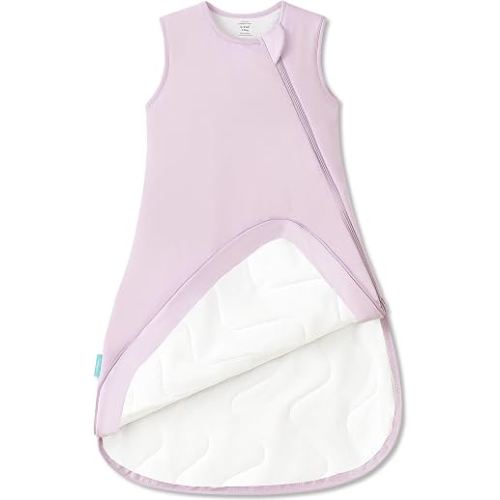 PurComfy Supersoft Sleep Sack 1.0 TOG, Premium Bamboo Viscose Baby Sleeping Bag 2-Way Zipper Sleep Sack Baby Wearable Blanket