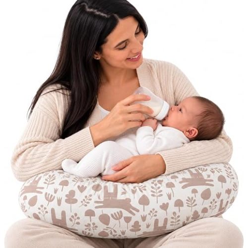 Jolly Jumper Nursing Pillow - Made in Canada - Beige Bunny