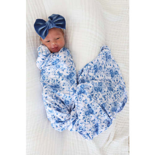 Betsy's Blooms Oversized Swaddle Blanket