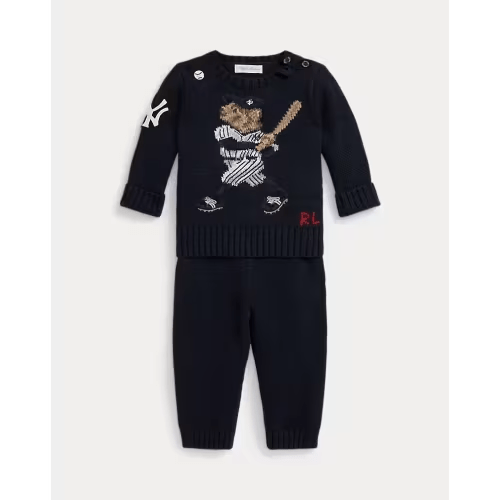 Polo Ralph Lauren Yankees Sweater & Pant - 12 months