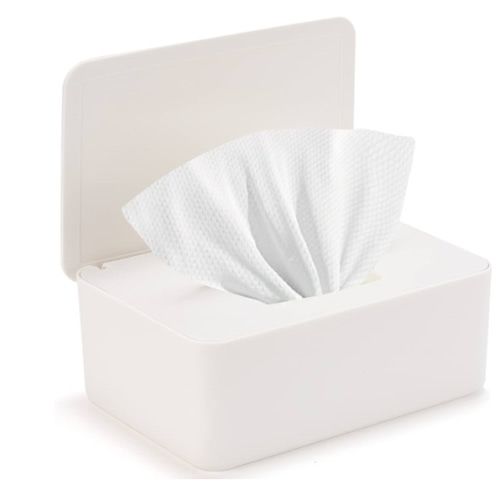 Baby Wipes Dispenser, Wipe Holder for Baby & Adult,Keeps Wet Tissue Fresh, Non-Slip Wipes Case, Flushable Wipe Container with Sealing Design Lid