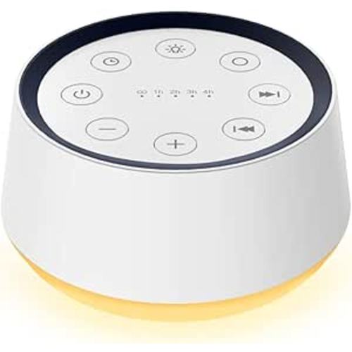 BrownNoise Sound Machine with 30 Soothing Sounds 12 Colors Night Light White Noise Machine for Adults Baby Kids Sleep Machines with Memory Function 36 Volume Levels 5 Timers for Home Office Travel