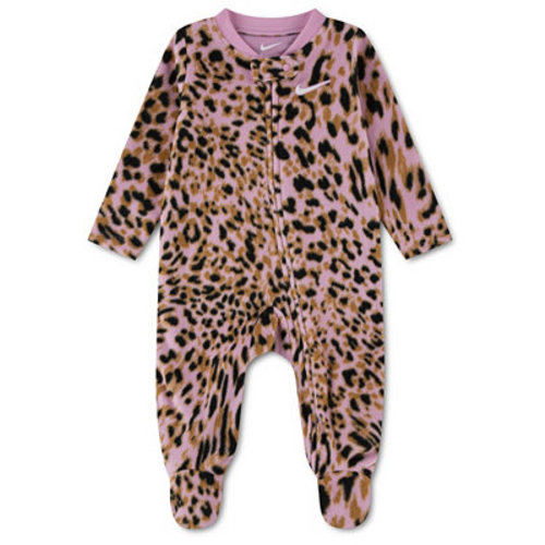 Baby Girls' Allover Printed Footed Coverall