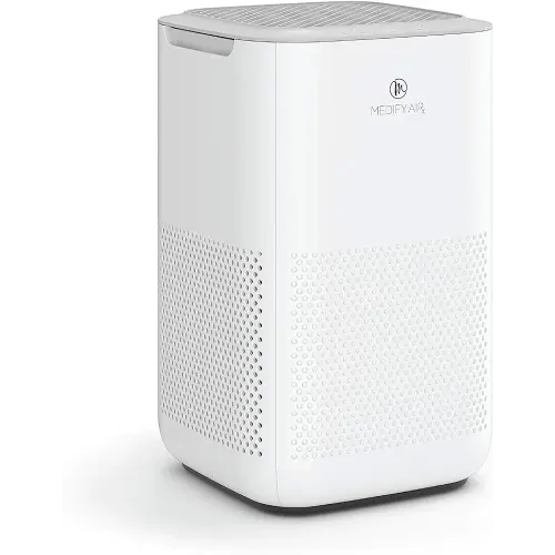 Medify MA-15 Air Purifier with True HEPA H13 Filter | 585 ft² Coverage in 1hr for Allergens, Smoke, Wildfires, Dust, Odors, Pollen, Pet Dander | Quiet 99.9% Removal to 0.1 Microns | White, 1-Pack