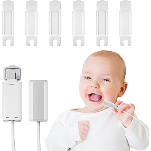 USB Charger Protector for Baby Proofing, Cord Cover Baby Proof, Electrical Safety Baby Products, Prevent Babies from Biting Charging Cable Ends(8Pcs)