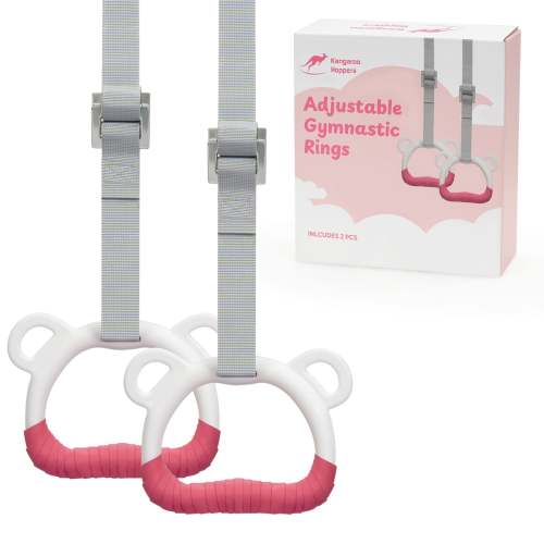 Kangaroo Hoppers Kids Gymnastic Rings Set for Home Training