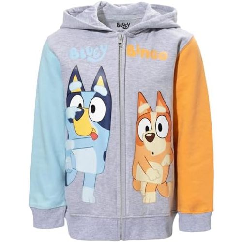 Bluey Fleece Zip-Up Hoodie Toddler to Big Kid