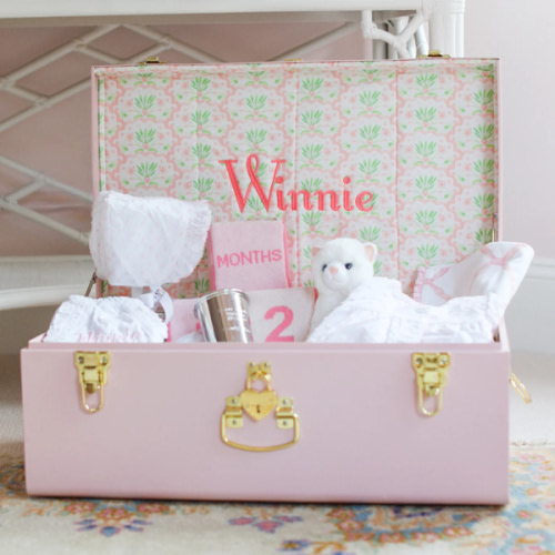 Grand Trunk - Pink - Palm Beach Paradise / Embroidery
