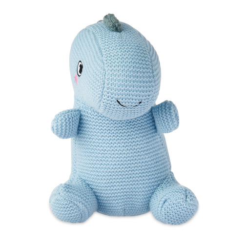 Spark Create Imagine 12.5" Blue Baby Dinosaur Knit Plush,for all ages