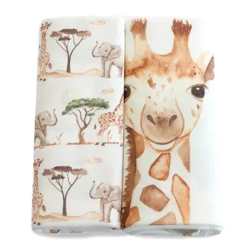 Bubba Blue 2 Pack Wrap Bamboo Adventure | Baby Bunting AU