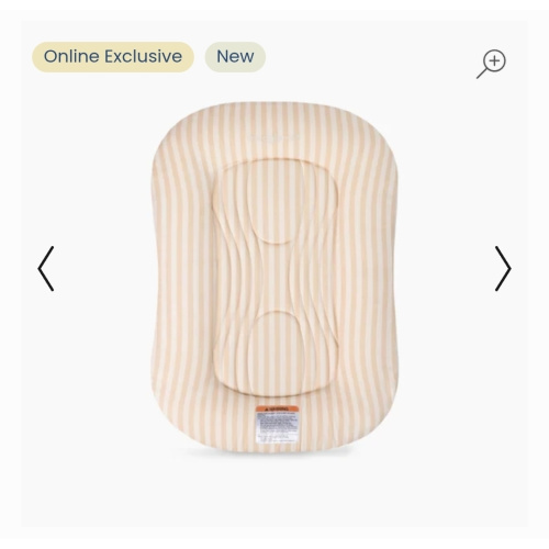 Infant Lounger Wave | Oat Stripe