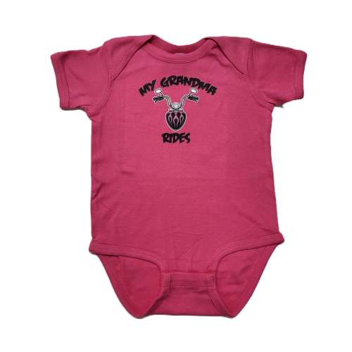 House of Harley Onesie | My Grandma Rides | Pink