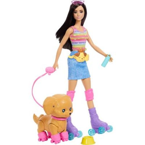 Barbie Rollerskating Feature Pet JMJ45
