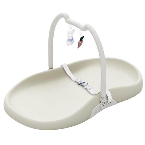 UBRAVOO Baby Changing Pad, Waterproof, Easy to Clean Diaper Changing Mat, Portable Changing Pad on Table Topper for Changing Diaper and Dresser (Beige)