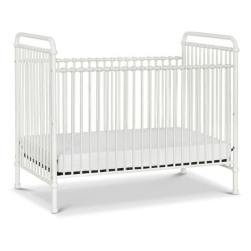 Namesake Abigail 3-in-1 Convertible Metal Crib - Washed White