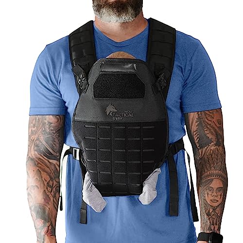 WOLF TACTICAL Toddler and Baby Carrier for Men - Dad Baby Carrier Military Mens Baby Carrier for Infants and Toddlers