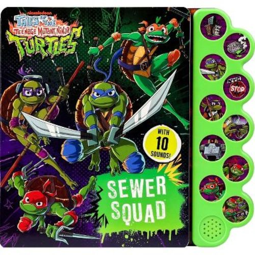 Tales of the Teenage Mutant Ninja Turtles: Sewer Squad! - (10-Button Sound Books) by Delaney Foerster (Board Book)