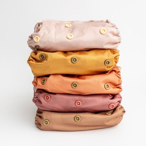 Boho Sunset Vibes - Essentials Pocket Diapers - Cloth Diaper Value Bun – Kinder Cloth Diaper Co.