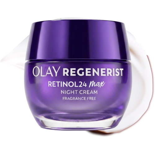 Olay Retinol 24 Max Night Moisturizing Cream with Triple Collagen Peptide, Fragrance-Free, 1.7 oz