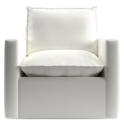 Harbour Natural Flange Nursery Swivel Glider Chair