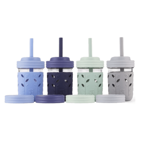 8oz Glass Mason Jar Drinking Tumblers + Food Storage