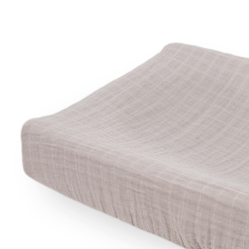 Cotton Muslin Changing Pad Cover - Porpoise