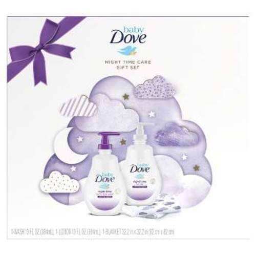 Baby Dove Rich Moisture Hypoallergenic Baby Wash, Lotion and Bubble Bath Gift Pack for Sensitive Skin - 3pk : Target