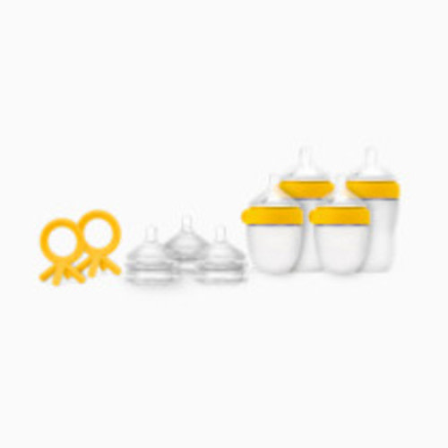 Comotomo Newborn Starter Set (12 Piece Set) - Yellow