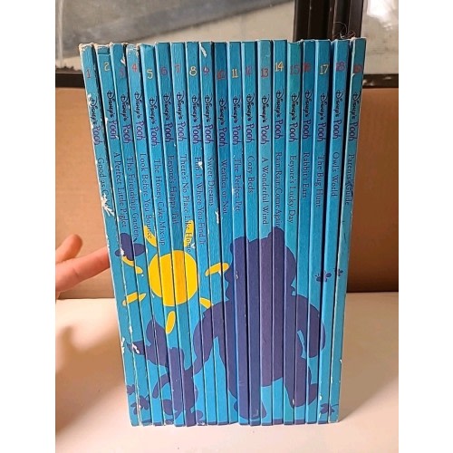 Disney Out & About With Pooh Grow And Learn Library Volume 1-19 HB Complete 1996