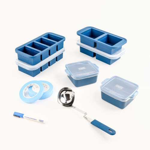 Food Freezer Trays - 16-piece Freezer Essentials Set – Souper Cubes®