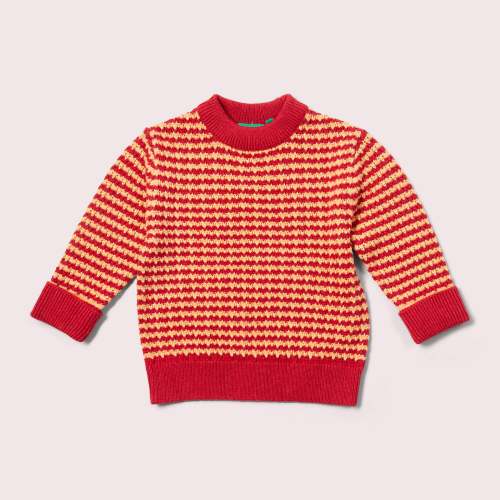 Juniper Striped Snuggly Knitted Jumper – Little Green Radicals