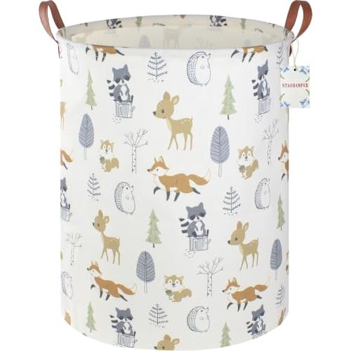 NTAOHAMPER Laundry Hamper, Laundry Basket, Waterproof Storage Bin for Bedroom, Clothes Organizer Basket, Books Box, Room Decor(Animal)