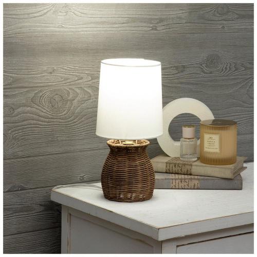 Wicker Accent Lamp