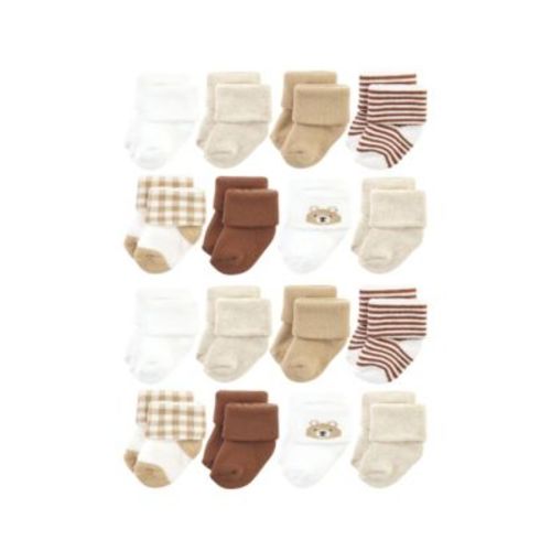 Baby Boys Hudson Gentle Cotton-Blend Newborn & Terry Footwear