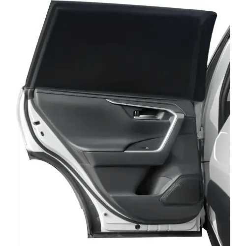 Car Window Shades, 2 Pack Side Car Window Sun Shades for Camping, UV Protection Breathable Mesh Baby Window Covers, Window Screen for Car, Truck, SUV, Protect Privacy for Kids, Family (39.8"x18.9")