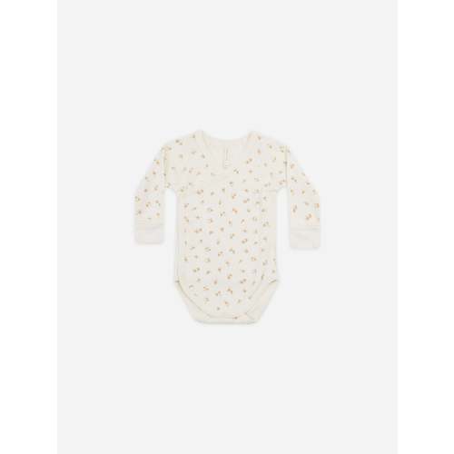 Pointelle Side Snap Bodysuit || Ditsy Melon