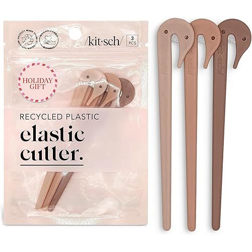 Kitsch Hair Tie Cutter – Easy To Use, Pain Free Rubber Band Cutter for Hair Kids, Baby & Toddler Girls | Ideal Gifts for Women – Multicolor, 3pc Set