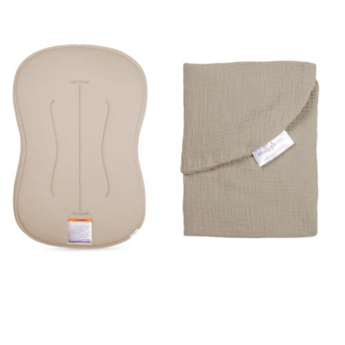 Lounger Curve + Muslin Cover Set | Birch