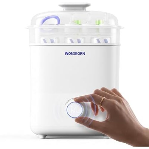 Large Baby Bottle Sterilizer and Dryer, 99.999% Deep Sterilization