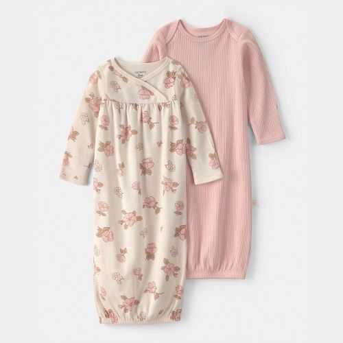 Baby Girl Carter's 2-Pack Floral Sleeper Gowns