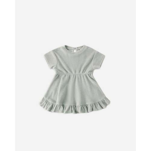 Terry Dress Sage – Quincy Mae