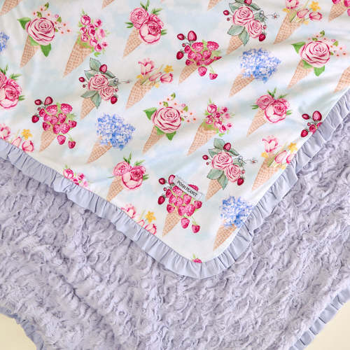 Isolde Minky Ruffled Luxette Patoo® Blanket