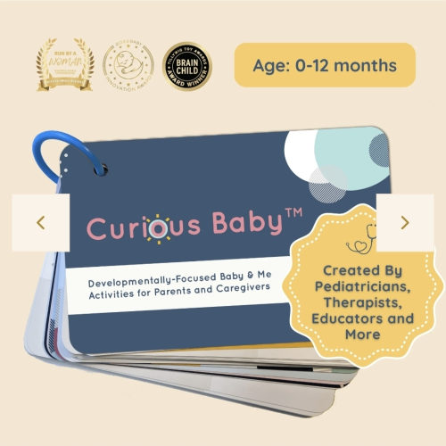 Infant Learning Cards - Curious Baby™ Activity Cards – Curious Baby Cards