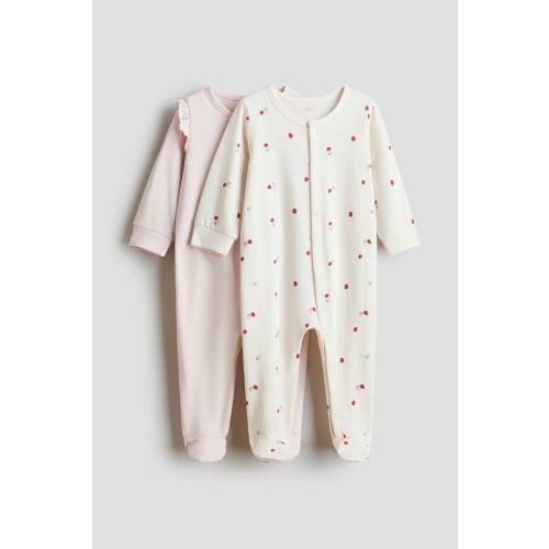2-PACK COTTON PAJAMA JUMPSUITS