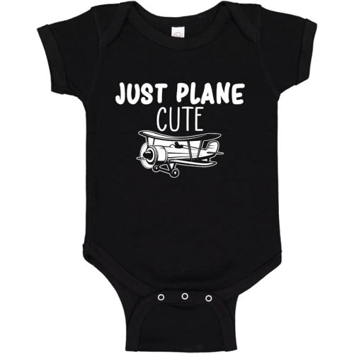 Just Plane Cute Airplane Baby Bodysuit One Piece or Toddler T-Shirt Travel Themed Baby Gift