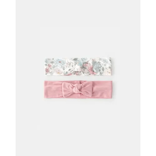 Baby Girl Butterfly Garden PurelySoft Headbands - Pink/Ivory | Carter's